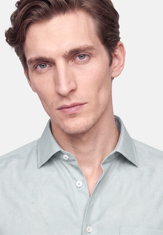 Regular Chemise d'affaires Structure in Vert |  Seidensticker Onlineshop