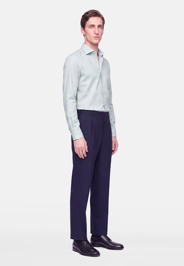 Regular Chemise d'affaires Structure in Vert |  Seidensticker Onlineshop