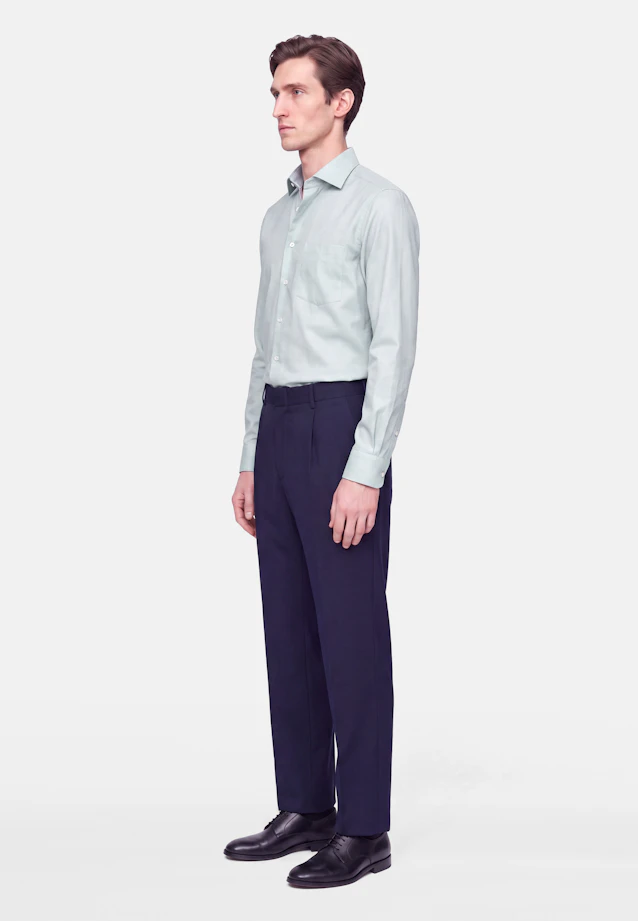 Regular Chemise d'affaires Structure in Vert |  Seidensticker Onlineshop