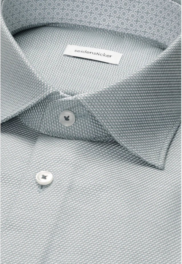 Regular Business Hemd Struktur in Grün |  Seidensticker Onlineshop
