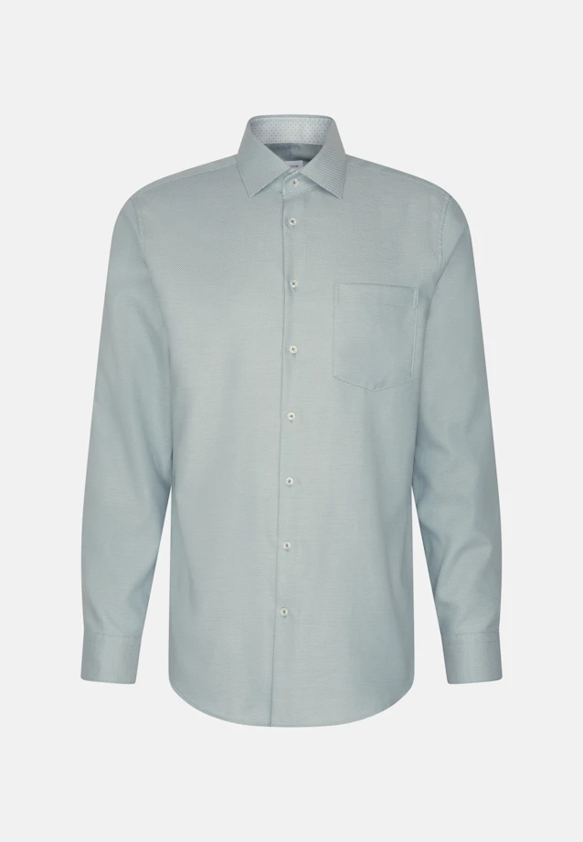 Regular Chemise d'affaires Structure in Vert |  Seidensticker Onlineshop