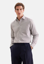 Regular Chemise d'affaires Structure in Marron |  Seidensticker Onlineshop