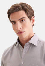Regular Chemise d'affaires Structure in Marron |  Seidensticker Onlineshop