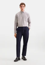 Regular Chemise d'affaires Structure in Marron |  Seidensticker Onlineshop