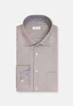 Regular Chemise d'affaires Structure in Marron |  Seidensticker Onlineshop