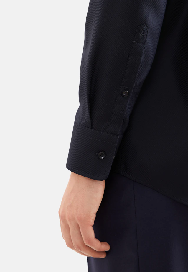 Regular Business Hemd Uni in Schwarz |  Seidensticker Onlineshop