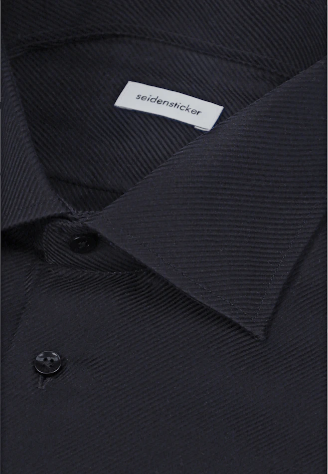 Regular Chemise d'affaires Uni dans Noir | Boutique en ligne Seidensticker