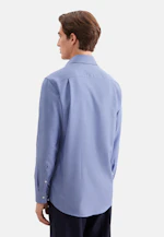 Regular Business shirt Structure in Mittelblau |  Seidensticker Onlineshop