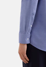 Regular Business shirt Structure in Mittelblau |  Seidensticker Onlineshop