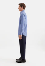Regular Business shirt Structure in Mittelblau |  Seidensticker Onlineshop