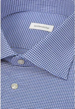 Regular Business shirt Structure in Mittelblau |  Seidensticker Onlineshop