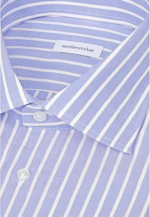 Regular Business Hemd Gestreift in Mittelblau |  Seidensticker Onlineshop