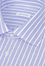 Regular Business Hemd Gestreift in Mittelblau |  Seidensticker Onlineshop