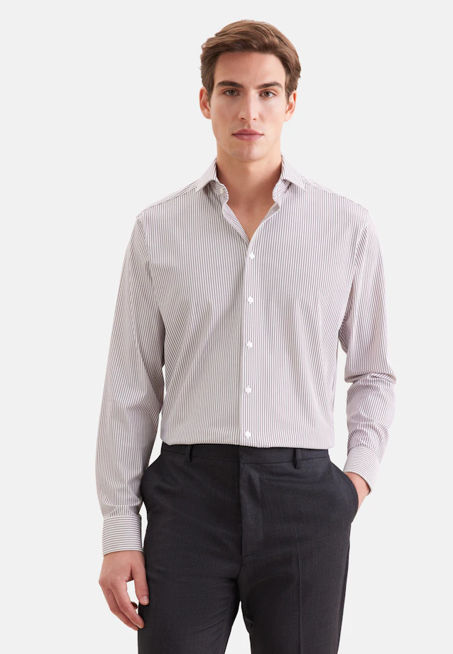 Regular Chemise Performance Imprimé in Rouge |  Seidensticker Onlineshop