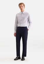 Regular Chemise d'affaires carreaux in Bleu Foncé |  Seidensticker Onlineshop