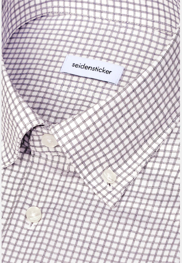 Regular Chemise d'affaires carreaux in Bleu Foncé |  Seidensticker Onlineshop