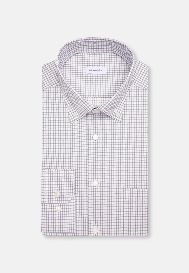 Regular Business shirt Check in Dunkelblau |  Seidensticker Onlineshop