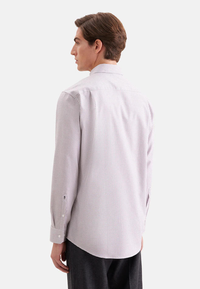 Regular Chemise d'affaires carreaux dans Rouge | Boutique en ligne Seidensticker