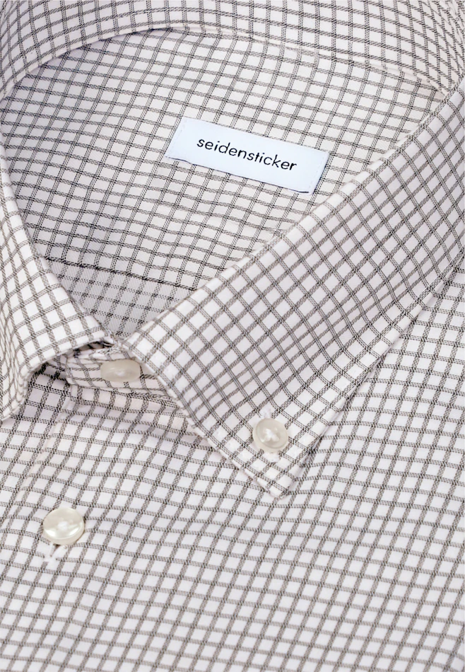 Regular Chemise d'affaires carreaux dans Vert | Boutique en ligne Seidensticker