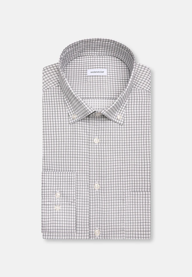 Regular Chemise d'affaires carreaux dans Vert | Boutique en ligne Seidensticker