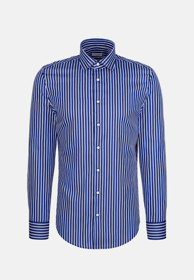 Slim Business shirt Stripes in Dunkelblau | Seidensticker online shop