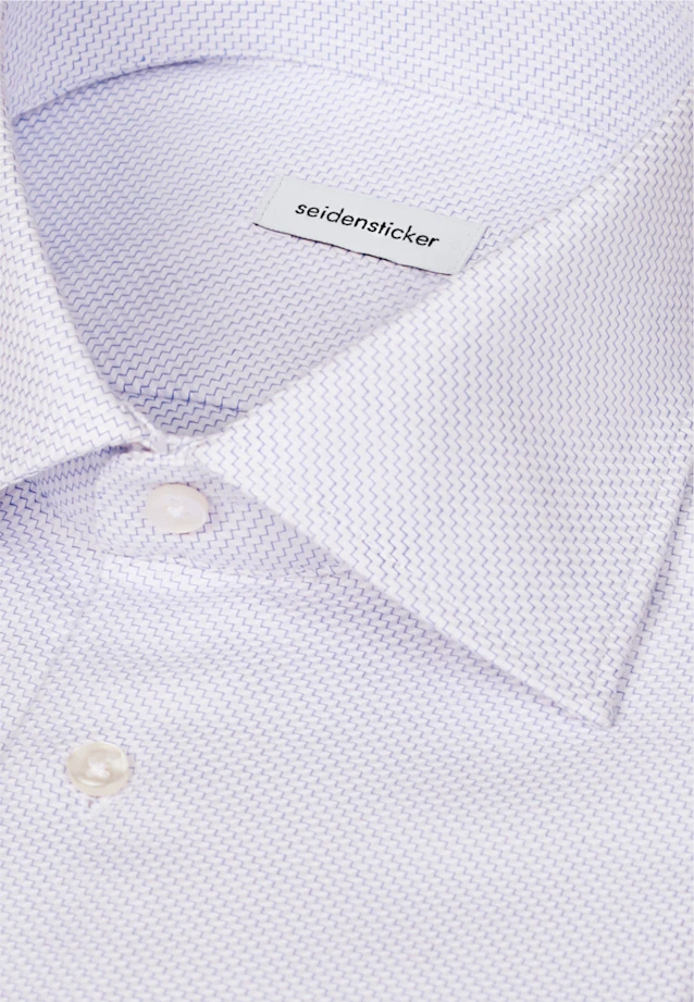 X-Slim Business Hemd Struktur in Mittelblau |  Seidensticker Onlineshop