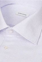 X-Slim Business Hemd Struktur in Mittelblau |  Seidensticker Onlineshop