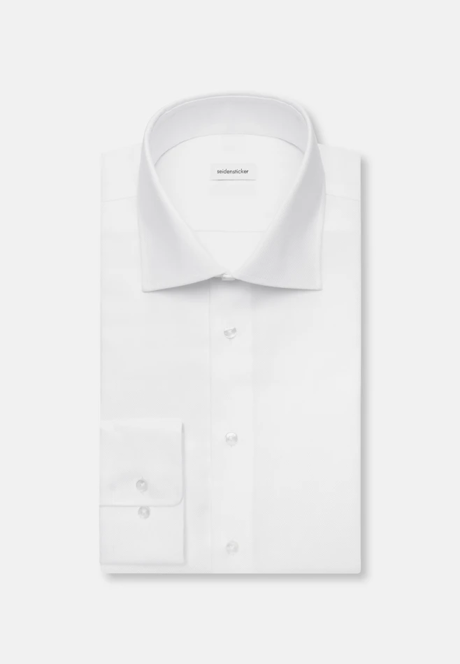 Shaped Chemise d'affaires Structure dans Blanc | Boutique en ligne Seidensticker
