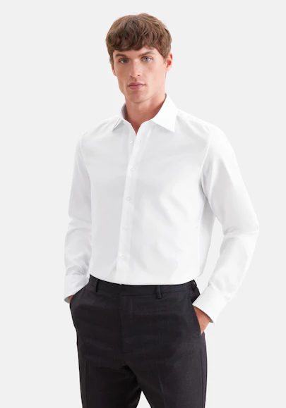 Slim Chemise d'affaires Structure in Blanc | Seidensticker Onlineshop
