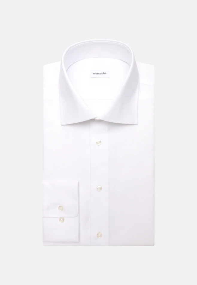 Slim Business shirt Structure in Weiß | Seidensticker online shop