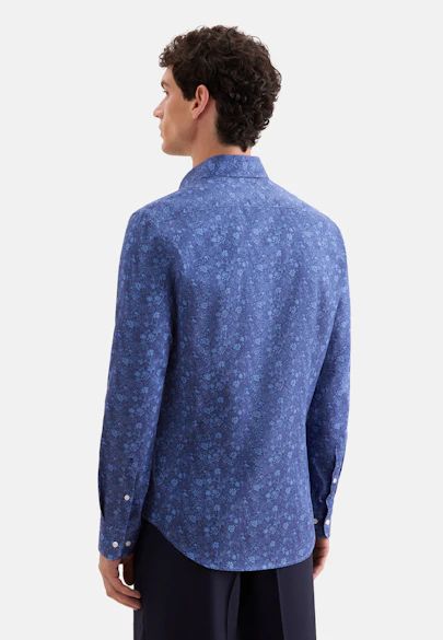 Shaped Chemise d'affaires Imprimé in Bleu Foncé |  Seidensticker Onlineshop