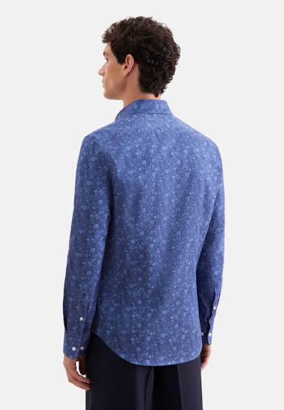 Shaped Chemise d'affaires Imprimé in Bleu Foncé |  Seidensticker Onlineshop