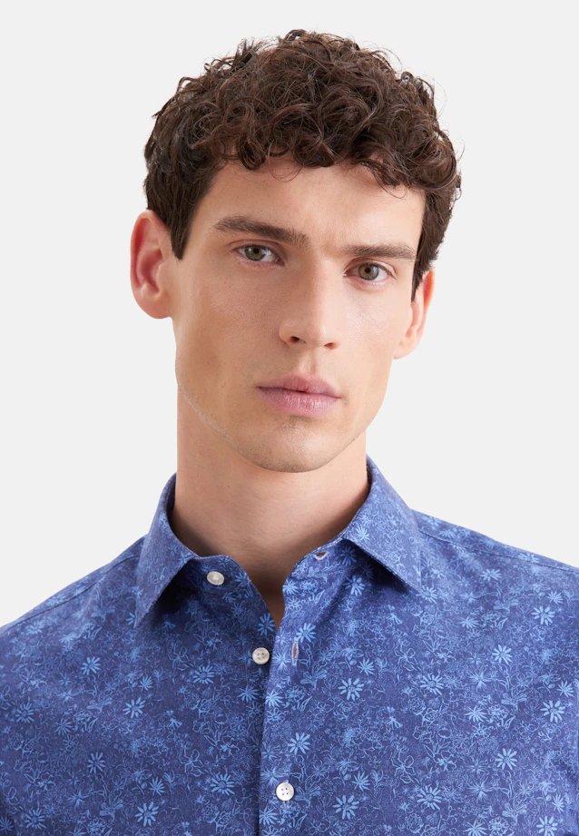 Shaped Chemise d'affaires Imprimé in Bleu Foncé |  Seidensticker Onlineshop
