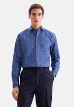 Regular Chemise d'affaires Imprimé in Bleu Foncé |  Seidensticker Onlineshop