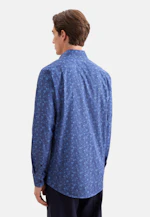 Regular Business shirt Print in Dunkelblau |  Seidensticker Onlineshop