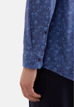 Regular Business shirt Print in Dunkelblau |  Seidensticker Onlineshop
