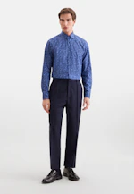 Regular Business shirt Print in Dunkelblau |  Seidensticker Onlineshop
