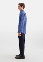 Regular Business shirt Print in Dunkelblau |  Seidensticker Onlineshop