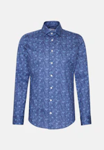 Regular Chemise d'affaires Imprimé in Bleu Foncé |  Seidensticker Onlineshop