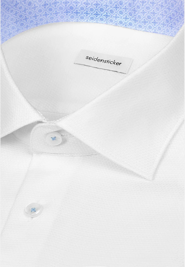 Comfort Business shirt Structure in Weiß |  Seidensticker Onlineshop