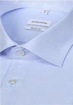 Comfort Business Hemd Struktur in Hellblau |  Seidensticker Onlineshop