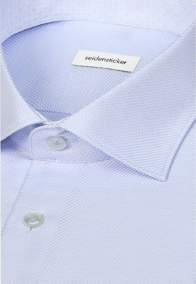 Comfort Business shirt Structure in Hellblau |  Seidensticker Onlineshop