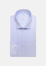 Comfort Chemise d'affaires Structure in Bleu Clair |  Seidensticker Onlineshop