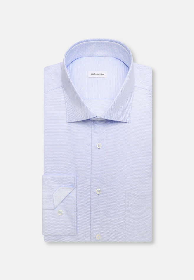 Comfort Business shirt Structure in Hellblau | Seidensticker online shop
