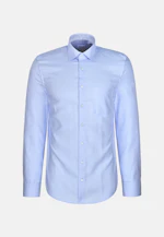 Comfort Chemise d'affaires Structure in Bleu Clair |  Seidensticker Onlineshop