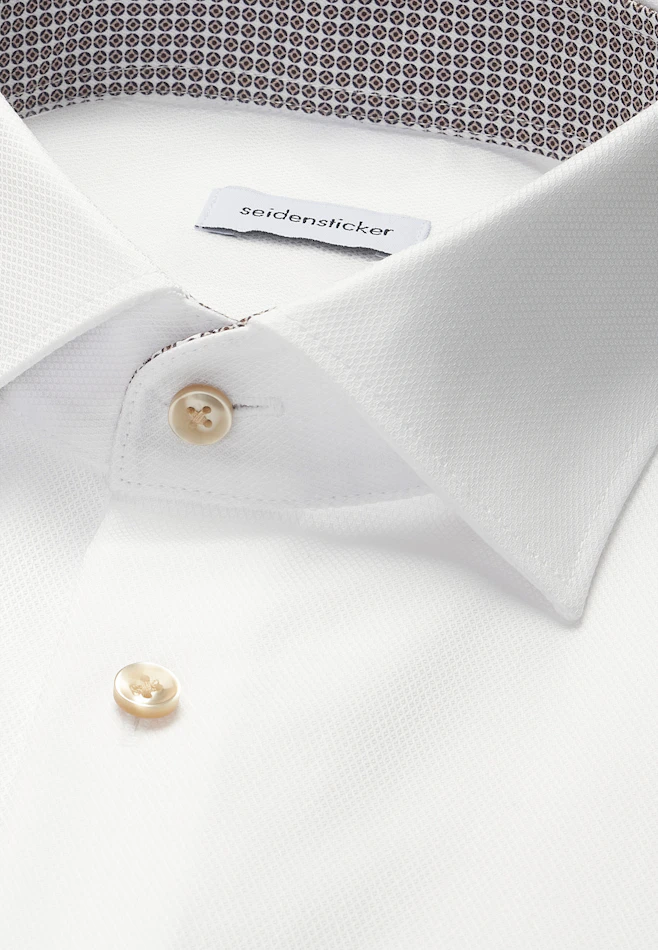 Comfort Business shirt Structure in Weiß | Seidensticker online shop