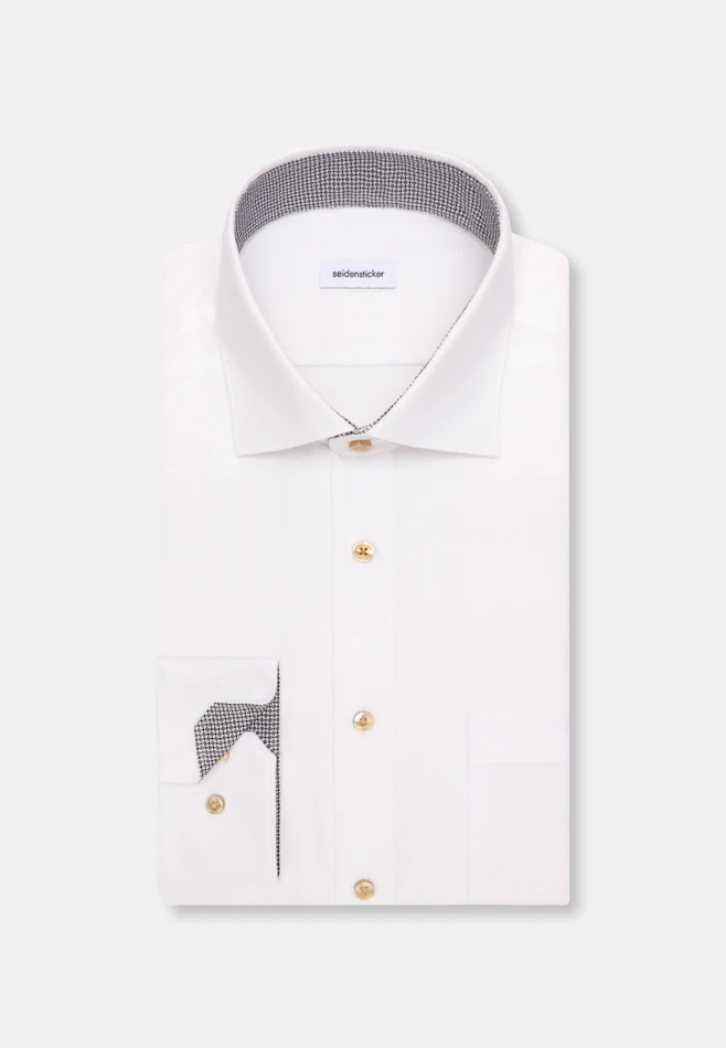 Comfort Business shirt Structure in Weiß | Seidensticker online shop
