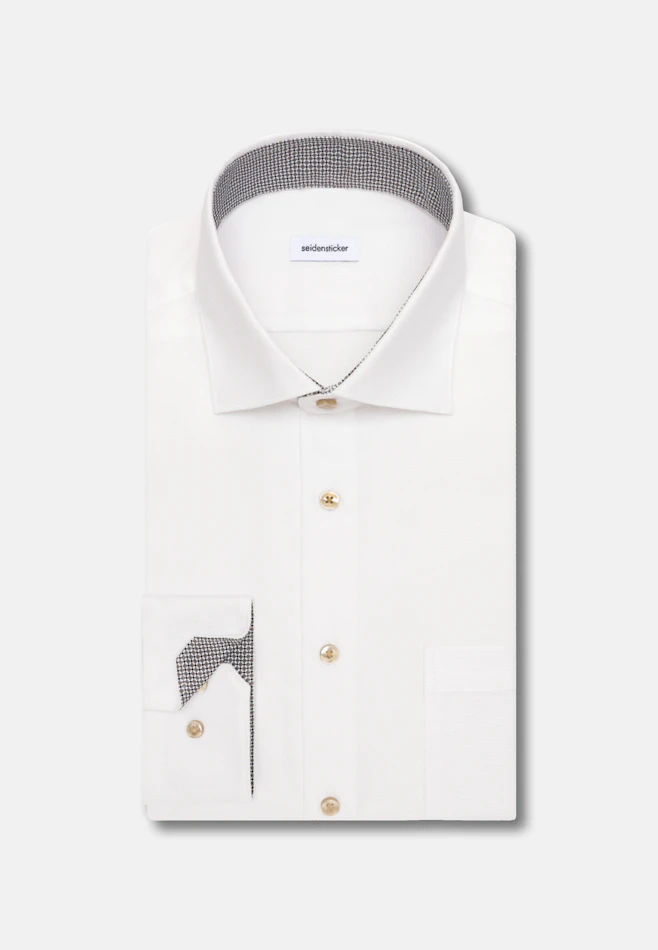Comfort Business shirt Structure in Weiß | Seidensticker online shop