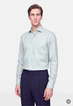 Comfort Business Hemd Struktur in Grün |  Seidensticker Onlineshop
