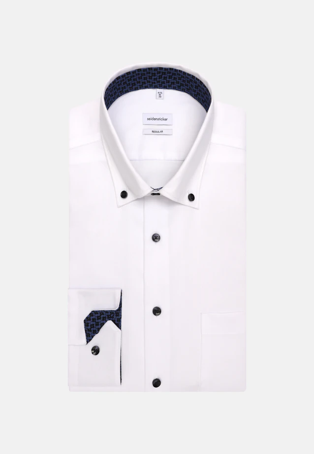 Regular Business Hemd Uni in Weiß |  Seidensticker Onlineshop